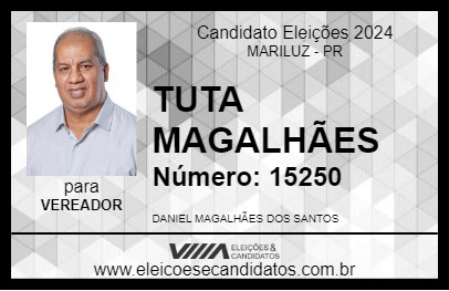 Candidato TUTA MAGALHÃES 2024 - MARILUZ - Eleições