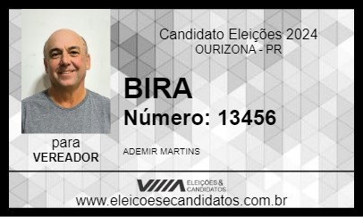 Candidato BIRA 2024 - OURIZONA - Eleições