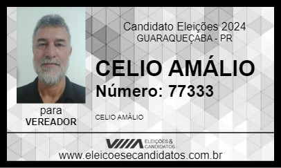 Candidato CELIO AMÁLIO 2024 - GUARAQUEÇABA - Eleições