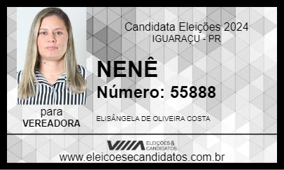 Candidato NENÊ 2024 - IGUARAÇU - Eleições