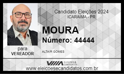 Candidato MOURA 2024 - ICARAÍMA - Eleições