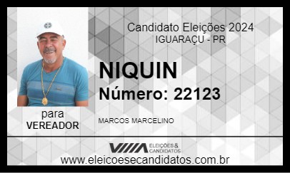 Candidato NIQUIN 2024 - IGUARAÇU - Eleições