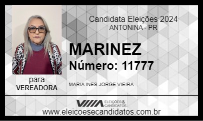 Candidato MARINEZ 2024 - ANTONINA - Eleições