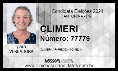 Candidato CLIMERI 2024 - ANTONINA - Eleições