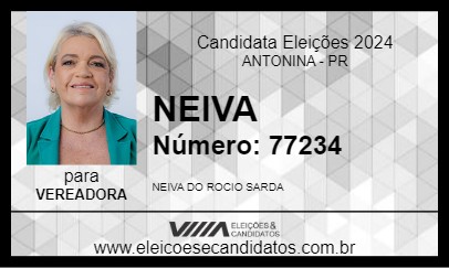 Candidato NEIVA 2024 - ANTONINA - Eleições