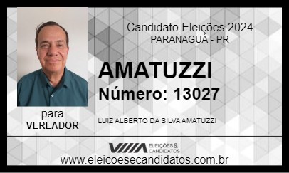 Candidato AMATUZZI 2024 - PARANAGUÁ - Eleições