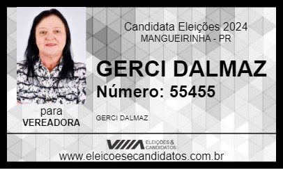 Candidato GERCI DALMAZ 2024 - MANGUEIRINHA - Eleições