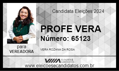 Candidato PROFE VERA 2024 - PATO BRANCO - Eleições