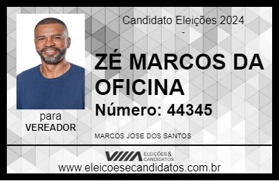 Candidato ZÉ MARCOS DA OFICINA 2024 - MARILUZ - Eleições