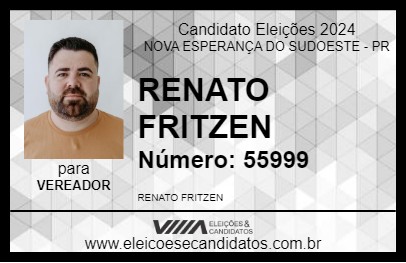 Candidato RENATO FRITZEN BODE 2024 - NOVA ESPERANÇA DO SUDOESTE - Eleições