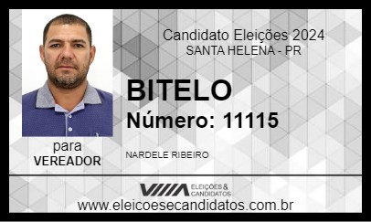 Candidato BITELO  2024 - SANTA HELENA - Eleições