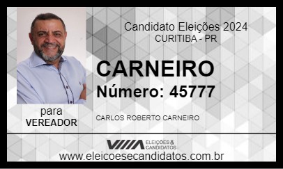 Candidato CARNEIRO 2024 - CURITIBA - Eleições