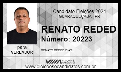 Candidato RENATO REDED 2024 - GUARAQUEÇABA - Eleições