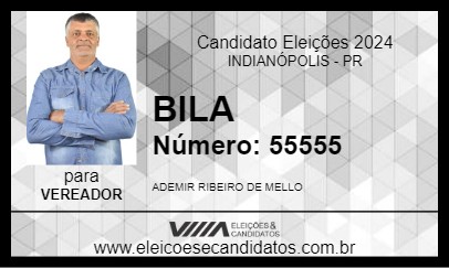 Candidato BILA 2024 - INDIANÓPOLIS - Eleições