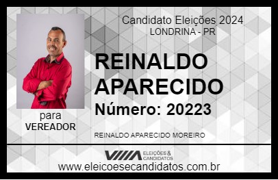 Candidato REINALDO APARECIDO 2024 - LONDRINA - Eleições