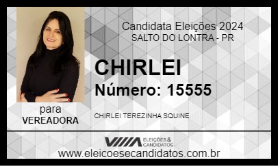 Candidato CHIRLEI 2024 - SALTO DO LONTRA - Eleições