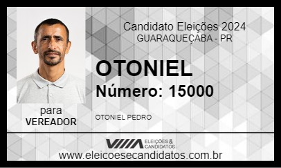 Candidato OTONIEL 2024 - GUARAQUEÇABA - Eleições