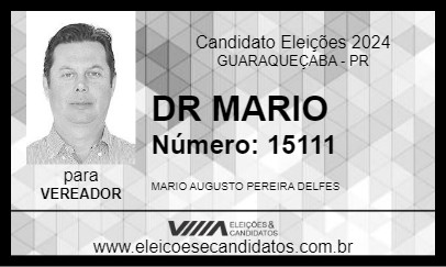 Candidato DR MARIO 2024 - GUARAQUEÇABA - Eleições