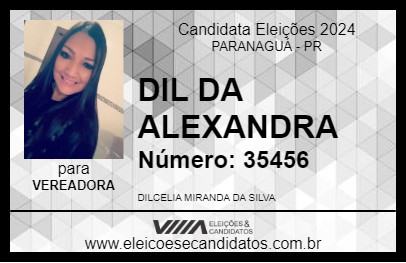 Candidato DIL DA ALEXANDRA 2024 - PARANAGUÁ - Eleições