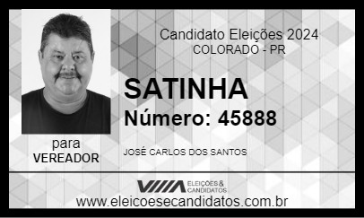 Candidato SATINHA 2024 - COLORADO - Eleições