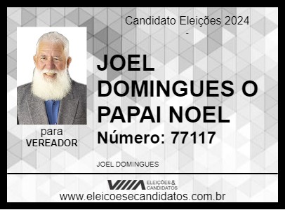 Candidato JOEL DOMINGUES O PAPAI NOEL 2024 - IRATI - Eleições