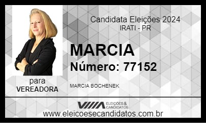 Candidato MARCIA 2024 - IRATI - Eleições