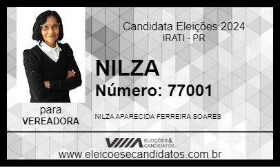 Candidato NILZA 2024 - IRATI - Eleições