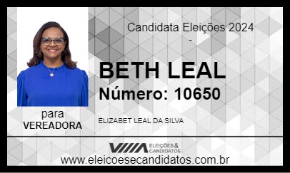 Candidato BETH LEAL 2024 - CASCAVEL - Eleições