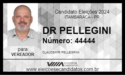 Candidato DR. PELLEGRINI 2024 - ITAMBARACÁ - Eleições