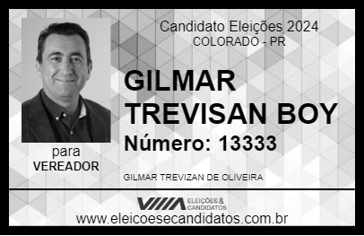 Candidato GILMAR TREVISAN BOY 2024 - COLORADO - Eleições