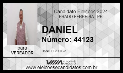 Candidato DANIEL 2024 - PRADO FERREIRA - Eleições