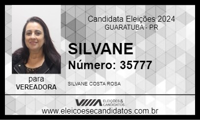 Candidato SILVANE 2024 - GUARATUBA - Eleições