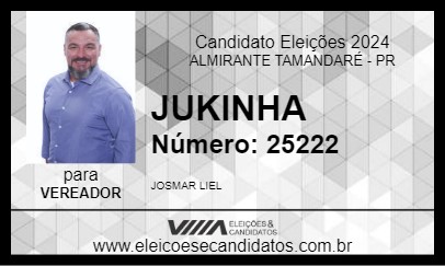 Candidato JUKINHA 2024 - ALMIRANTE TAMANDARÉ - Eleições