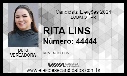 Candidato RITA LINS 2024 - LOBATO - Eleições