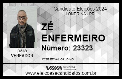 Candidato ZÉ ENFERMEIRO 2024 - LONDRINA - Eleições