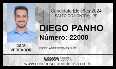 Candidato DIEGO PANHO 2024 - SALTO DO LONTRA - Eleições