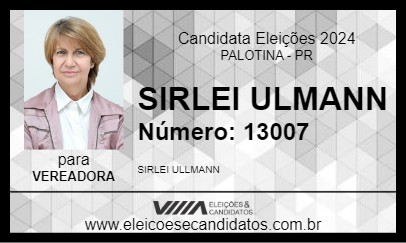 Candidato SIRLEI ULMANN 2024 - PALOTINA - Eleições