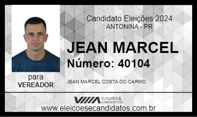 Candidato JEAN MARCEL 2024 - ANTONINA - Eleições