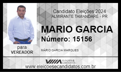 Candidato MARIO GARCIA 2024 - ALMIRANTE TAMANDARÉ - Eleições