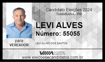 Candidato LEVI 2024 - TAMARANA - Eleições