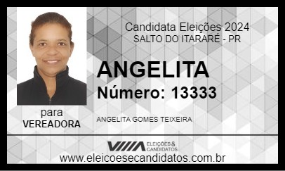 Candidato ANGELITA 2024 - SALTO DO ITARARÉ - Eleições