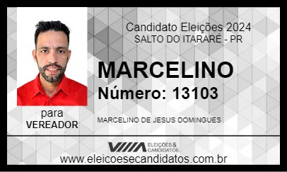 Candidato MARCELINO 2024 - SALTO DO ITARARÉ - Eleições