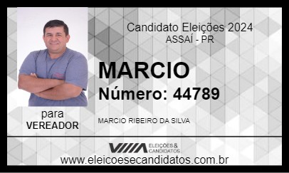 Candidato MARCIO 2024 - ASSAÍ - Eleições