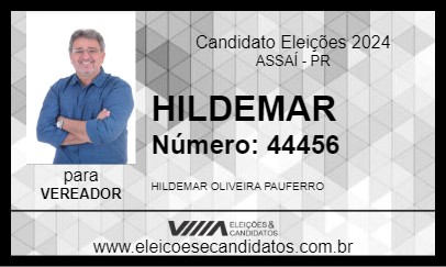 Candidato HILDEMAR 2024 - ASSAÍ - Eleições