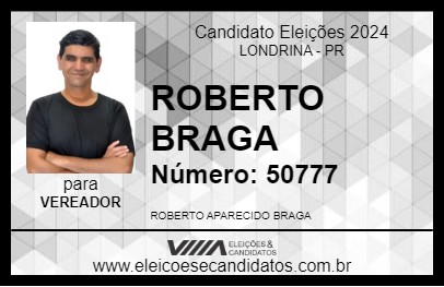 Candidato BRAGA 2024 - LONDRINA - Eleições