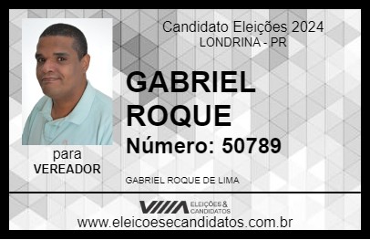 Candidato GABRIEL ROQUE 2024 - LONDRINA - Eleições