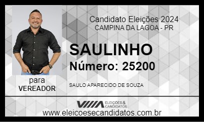 Candidato SAULINHO 2024 - CAMPINA DA LAGOA - Eleições