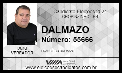 Candidato DALMAZO 2024 - CHOPINZINHO - Eleições