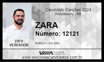 Candidato ZARA 2024 - PARANAVAÍ - Eleições