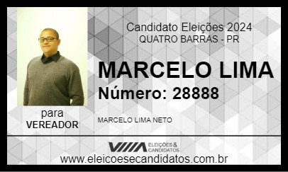 Candidato MARCELO LIMA 2024 - QUATRO BARRAS - Eleições